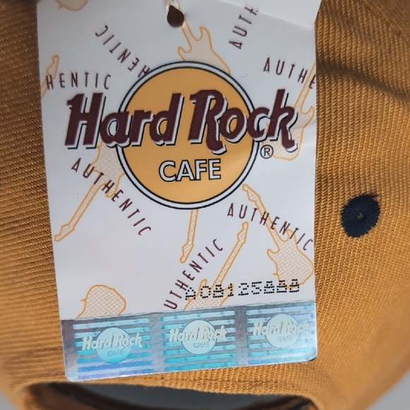VTG Hard Rock Cafe "Paris" Adj Hat NWT! NOS Spellout 90's - Picture 6 of 10